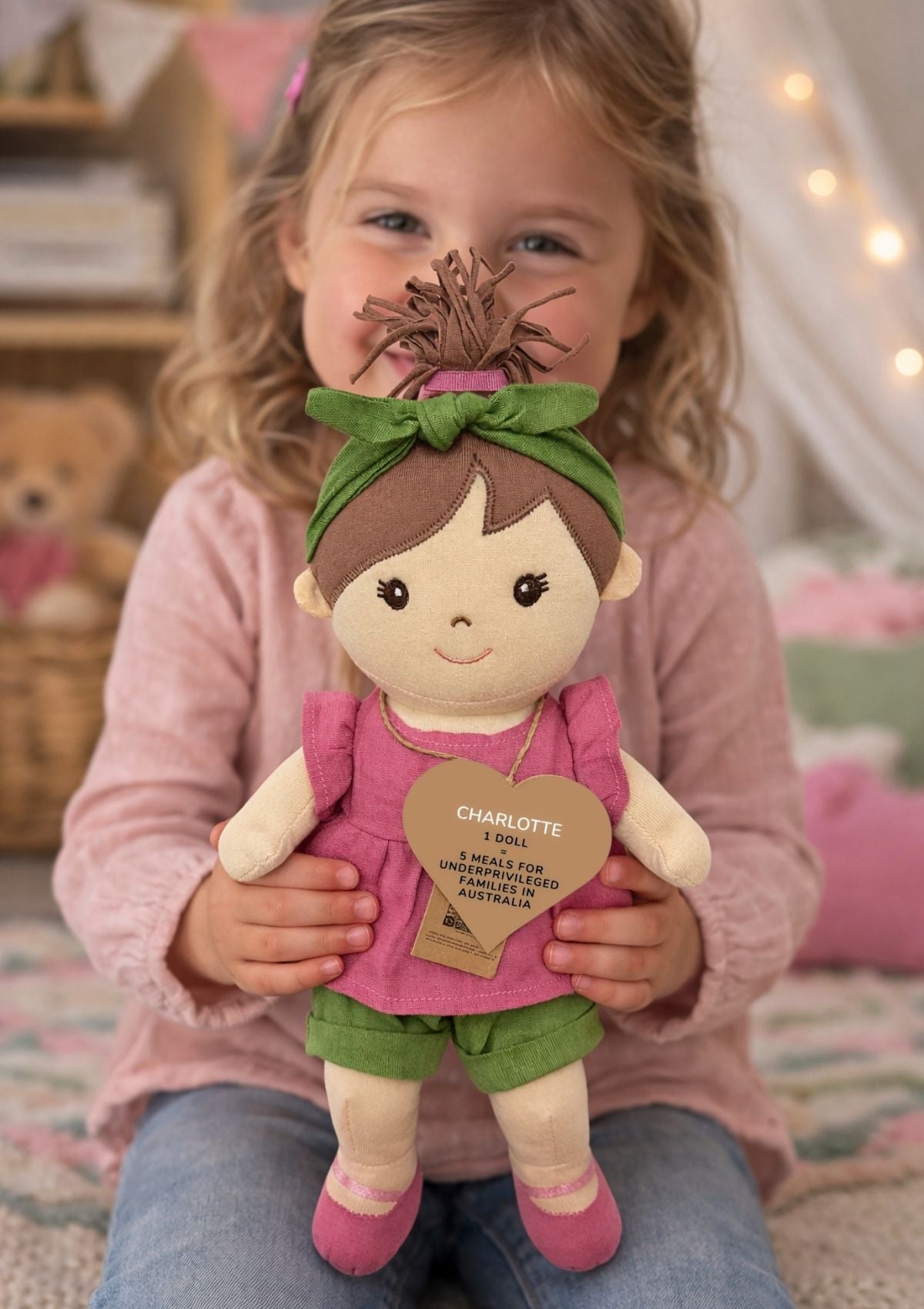 Charlotte Charity Rag Doll Toy