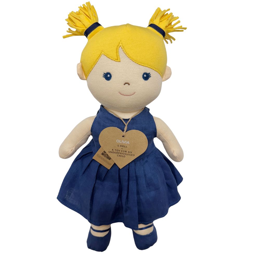 Olivia Rag Doll = Toy for Underprivileged Child